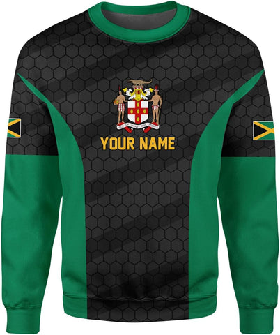 Custom Jamaica Flag 3D Shirt Women Men Clothes for Jamaica Vacation Jamaican Pride Shirts Personalized Tshirt Jersey