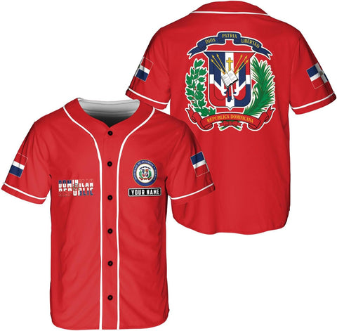 Custom Dominican Jersey for Men Dominican Baseball Jersey Dominican Baseball Jersey Dominicana Shirt Dominican Flag Jersey