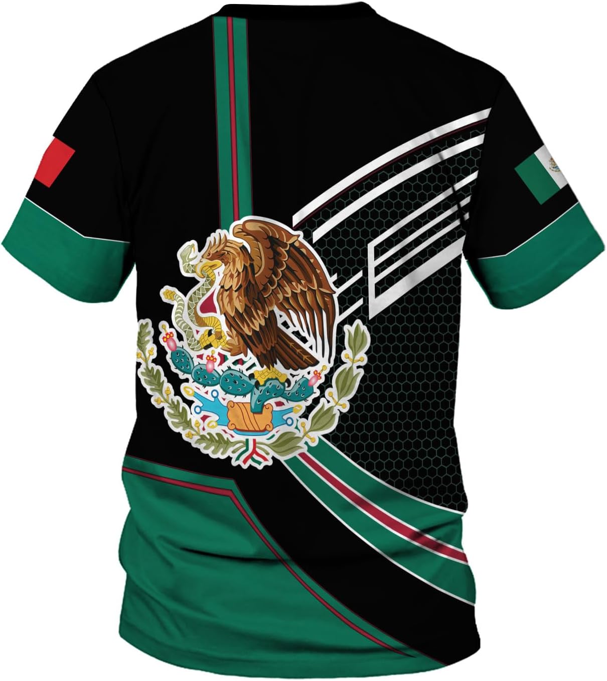 Mostprints Personalized Name Mexican Shirts for Men 3D, Customized Mexico Shirts for Men, Mexico Shirts for Women Mexico Shirt1