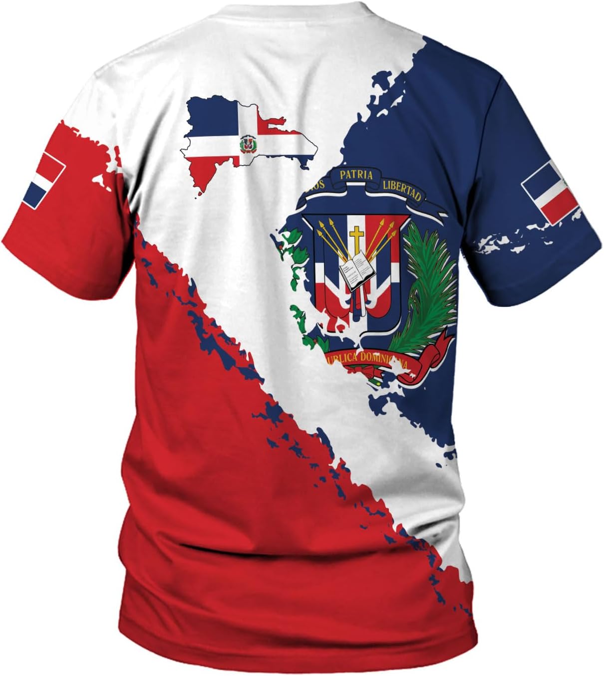 MoonArt Personalized Dominican Republic Shirts 3D, Republica Dominicana Tshirt, Gift Dominican Republic Flag Proud T Shirt