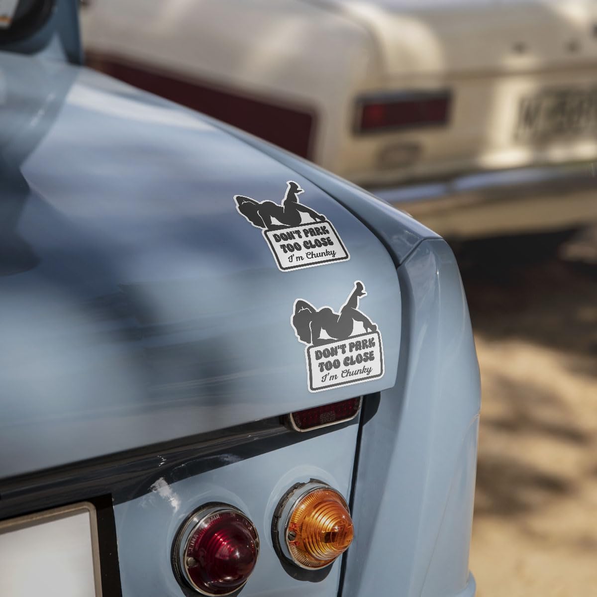 3 Pcs Don't Park Too Close I'm Chunky Sticker, Dont Park Too Close Im Chunky Car Sticker, Don't Park Too Close I'm Chunky Car Decal Funny Chunky Stickers for Car Truck Laptop Phone Helmet 5" (C1)