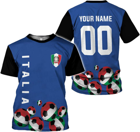 Parvii Personalized Italian Shirt, Italian Shirts for Men & Women, Italia T Shirts, Italy Tshirt, Italian Flag Shirt Gift