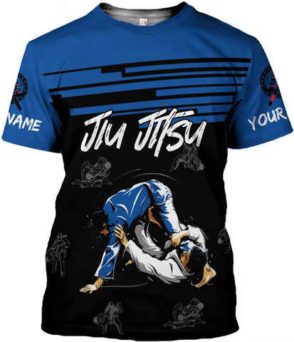 Personalized Jiu Jitsu 3D Shirts for Men, Women Jiu Jitsu Shirt, Jiu Jitsu Gifts, Jiu Jitsu T Shirt, Jujitsu Gifts (HD296)