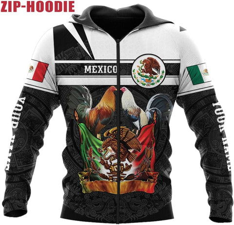 Mostefy Personalized Name Mexican Shirts for Men 3D, Rooster Mexico Shirts for Men, Mexico Shirt Eagle Flag Mexican Eagle (US, Alpha, Small, 5X-Large, Regular, Regular, Multi 14)