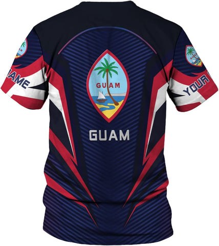 MoonArt Personalized Guam Shirt - Guahan Pride Tshirt for Men & Women - Guam Gifts Tee