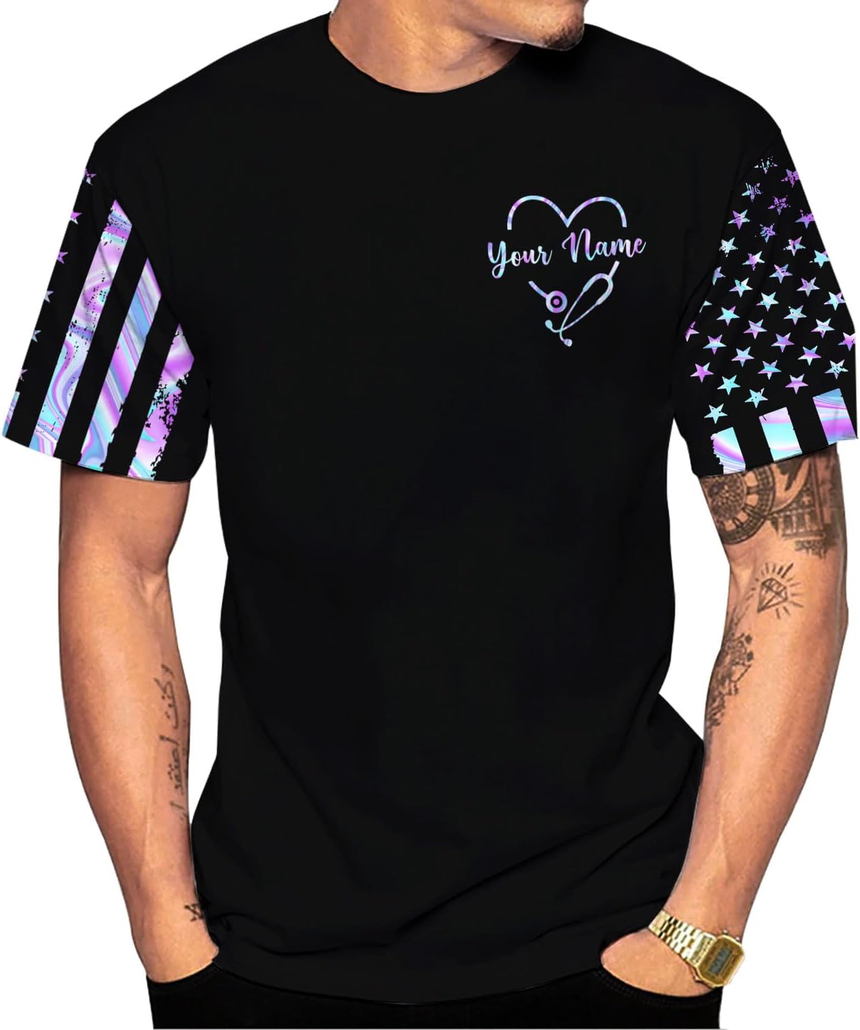 MoonArt Personalized Name Nurse Shirt Nurse Gifts Nurse Graduation Gift Funny Nurse T-Shirt Gift Nursing Emergency Shirts