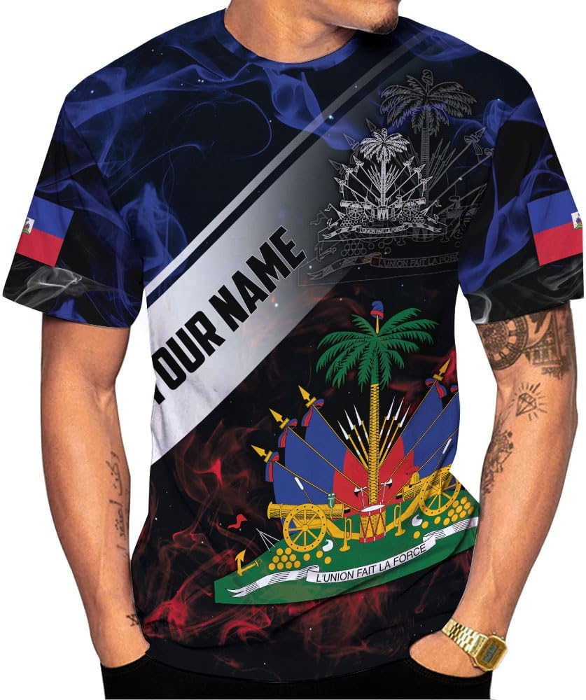 Podagree Personalized Haiti Shirt Haiti Tshirt Haiti Shirts for Men Women Haitian Pride Tshirt Haiti T Shirt Haiti Gifts Tee