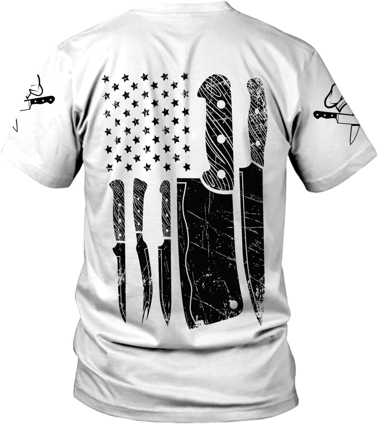 Custom Chef Shirt Chef Shirts for Men Gifts for Master Chef Lovers Custom Chef T Shirts for Men Funny 3D Chef Shirts for Men