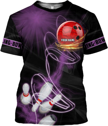 mostprints Personalized Name Bowling Shirts for Men & Women, Bowling Shirts for Team Bowling, Bowling Shirts Gift Unisex