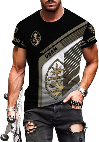 MoonArt Personalized Guam Shirt - Guahan Pride Tshirt for Men & Women - Guam Gifts Tee