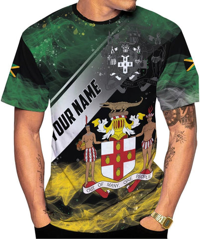 Personalized Jamaica Shirt Custom Jamaica Flag Lion Hoodie for Men and Women, Jamaican Pride Hoodie, Jamaicana Hoodie