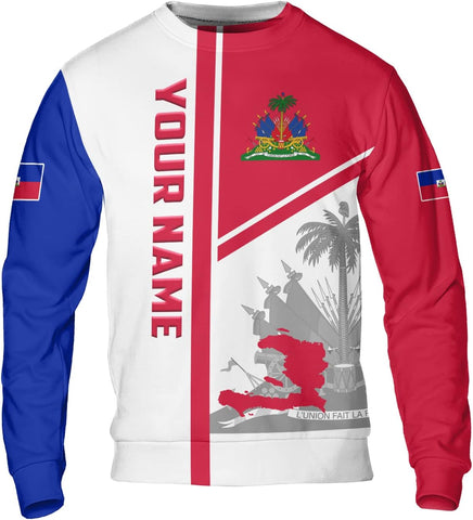 Personalized Haiti Shirt, Haitians Flag Pride Shirt, Haiti Shirts for Men & Women, Haitian Pride Tshirt, Haitian Flag Shirt
