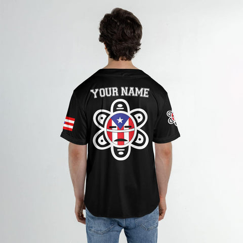 Personalized Puerto Rico Baseball Shirt,Customized Team Name Puerto Rican Baseball Jersey for Men,Women S-5XL