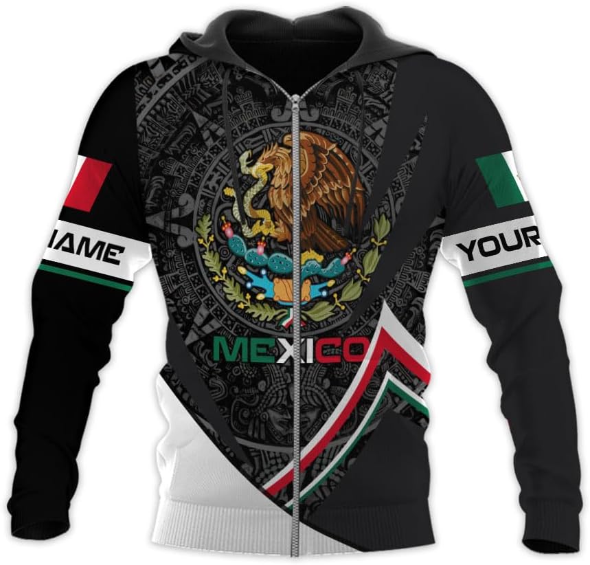 Personalized Name Mexican Shirts for Men, Customized Mexico Shirts for Men, Mexico Shirts for Women Mexico Shirt Eagle Flag