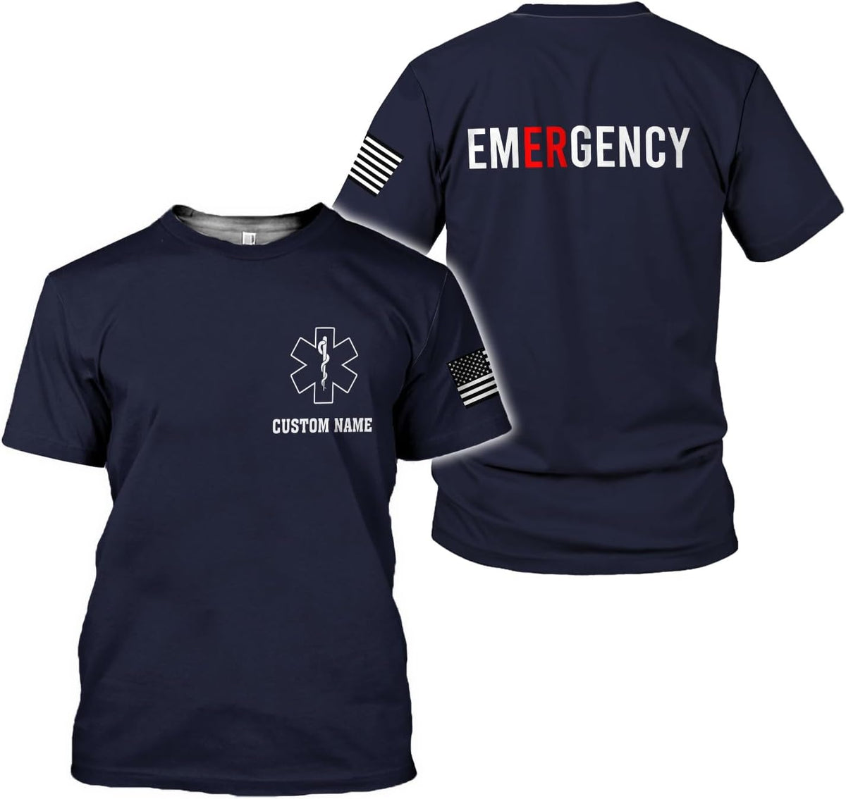 PAgree Custom ER Nurse Shirt - Women's Emergency Room Tshirt