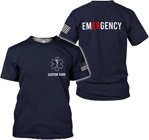 PAgree Custom ER Nurse Shirt - Women's Emergency Room Tshirt