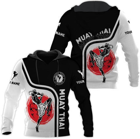 MAPrints Personalized Name Muay Thai Pride Shirt for Men
