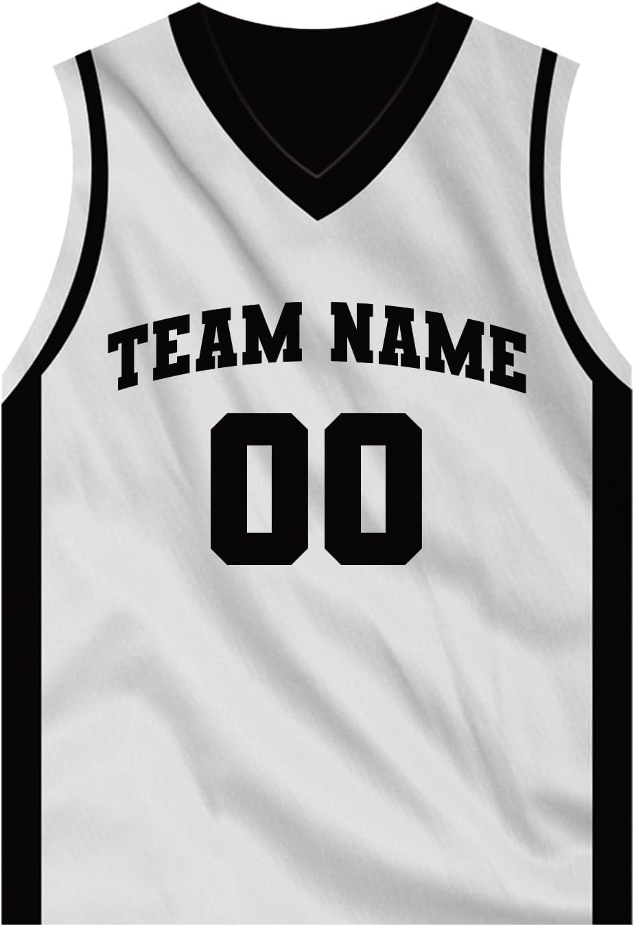 mostprints Personalized Basketball Custom Team Name Number Logo Reversible Jerseys Sport Shirt for Men Women Youth Uniform