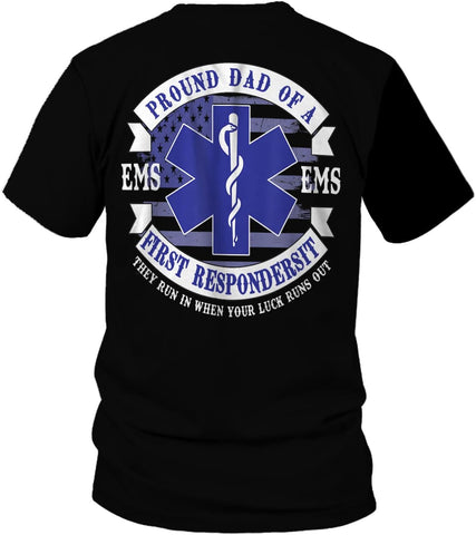 Mostprints Personalized EMT Shirt, EMS Shirt, Customized EMS Shirts,EMT Paramedic Uniform Emergency Medical Technician Shirts