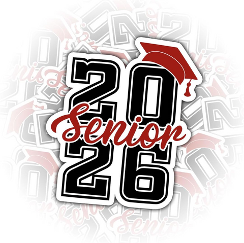 3Pcs Class of 2026 Sticker 3inches, Senior 2026 Sticker, High School College Gift for Notebook Scrapbook Stickers for Laptop Water Bottle Phone Case (Copy)