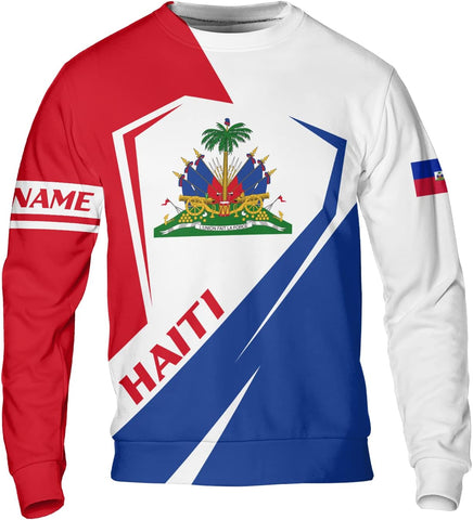 Personalized Haiti Shirt, Haitians Flag Pride Shirt, Haiti Shirts for Men & Women, Haitian Pride Tshirt, Haitian Flag Shirt