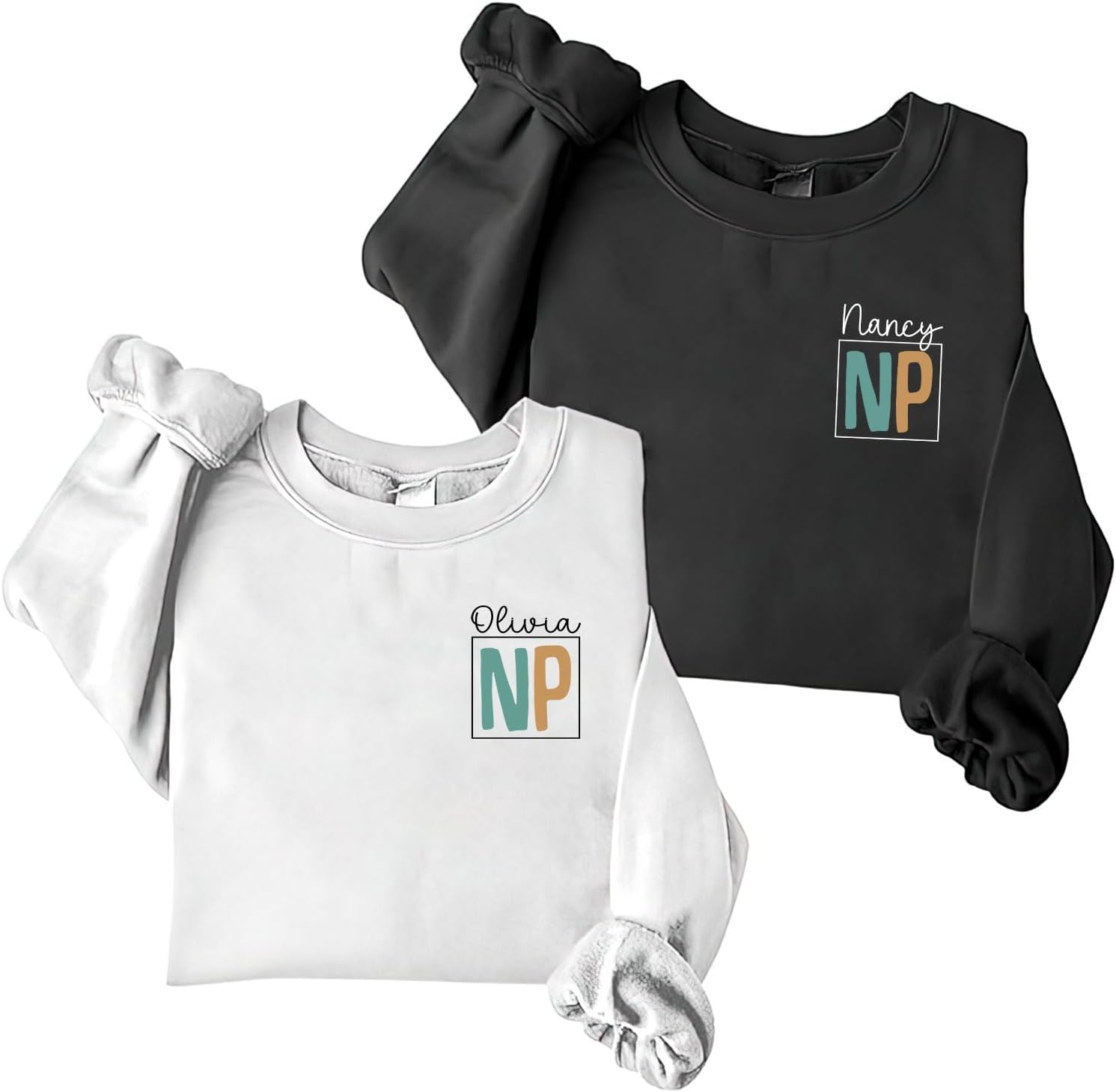 Personalized Nurse Practitioner Sweatshirt for Women Men, Custom Name NP Shirt, Nurse Practitoner T-Shirt Gift for Nurse