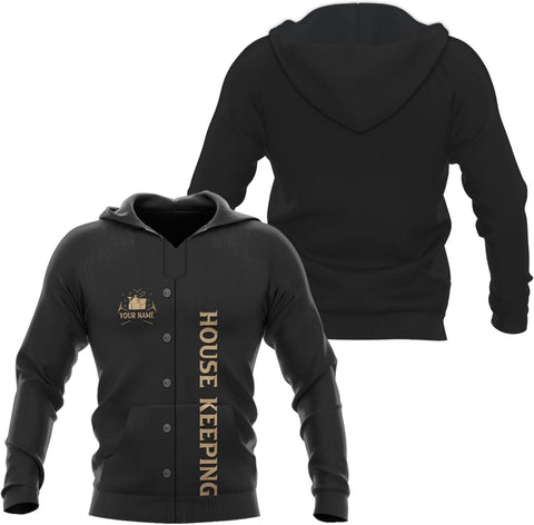 Personalized Housekeeping Shirt 3D All Print Cleaning Service Tshirt Gifts for Housekeeper, House Cleaning Uniforms for Women