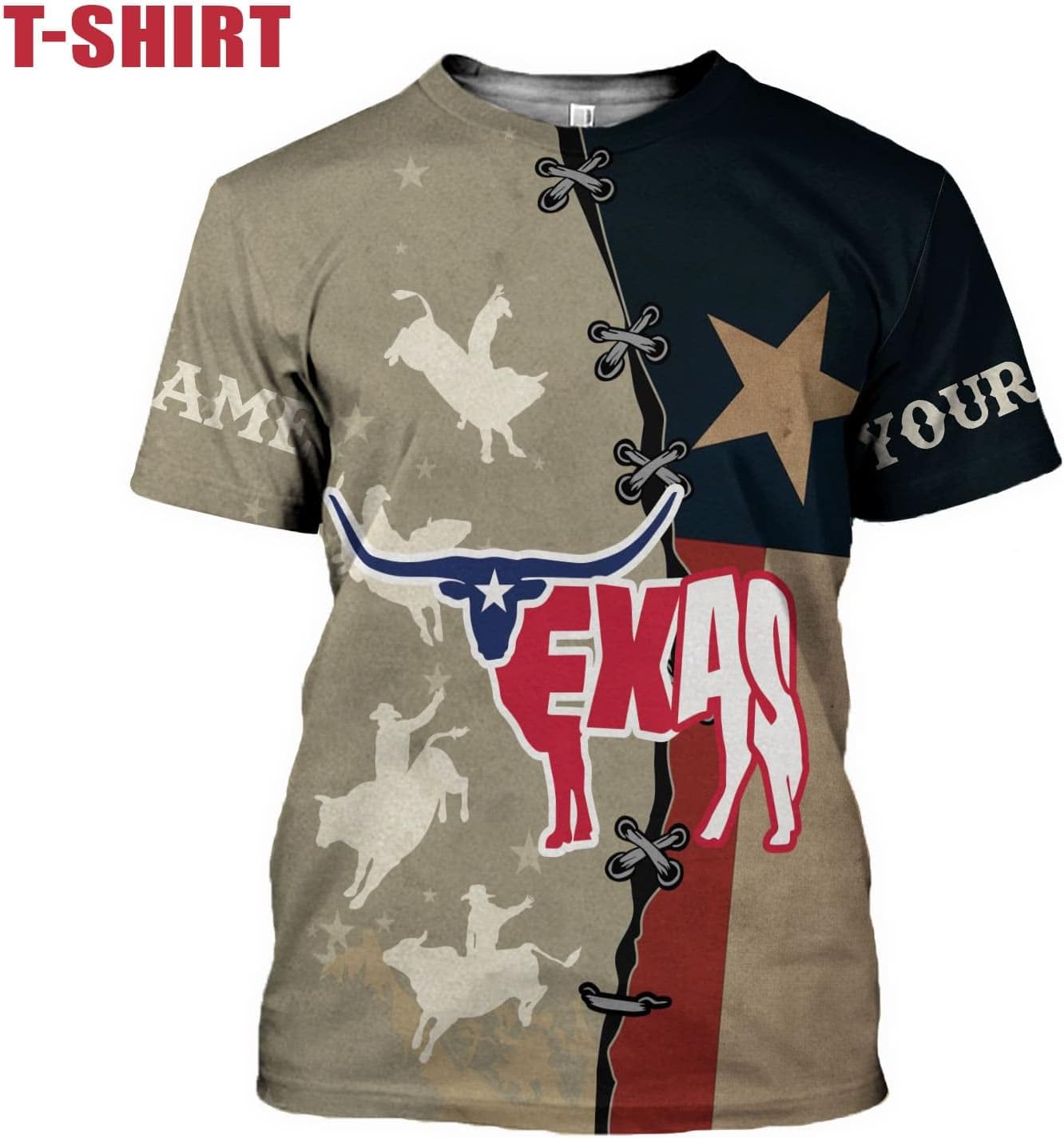 HomeDesign Personalized Name Texas Flag and Map Dont Mess with Texas Shirts 3D Unisex Shirt for Men Women Adult Size S-5XL