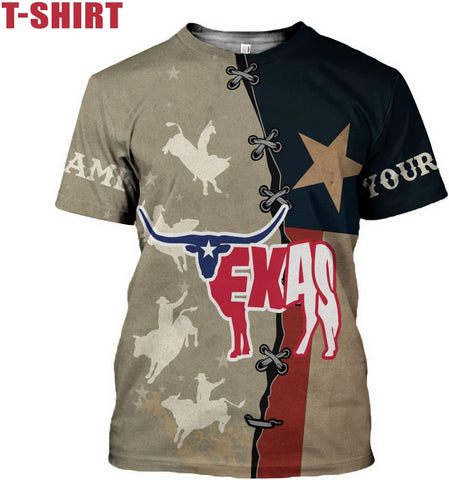 HomeDesign Personalized Name Texas Flag and Map Dont Mess with Texas Shirts 3D Unisex Shirt for Men Women Adult Size S-5XL