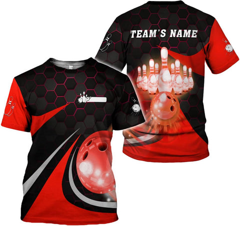 Rivelus Custom 3D Bowling Shirts Personalized for Men and Women - Unique Team Shirt & Gifts for Bowling Lovers