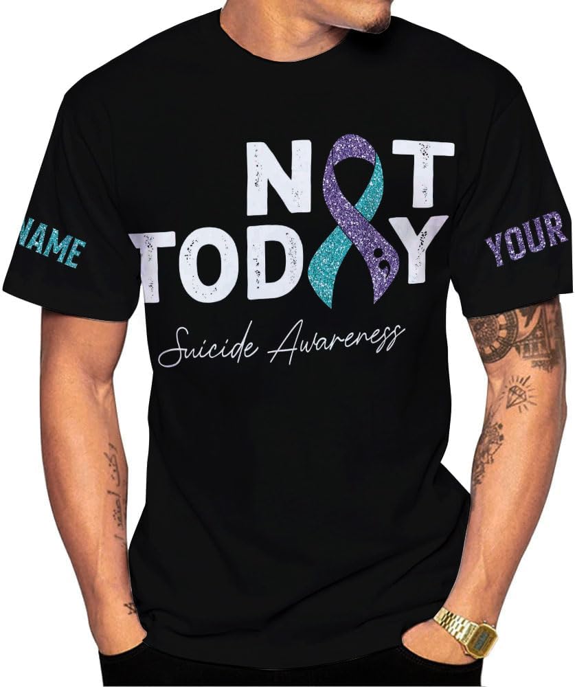 MAPrints Personalized Suicide Awareness 3D Shirt, Suicide Prevention Awareness T Shirt, Sweater, Hoodies, Mental Health Shirt