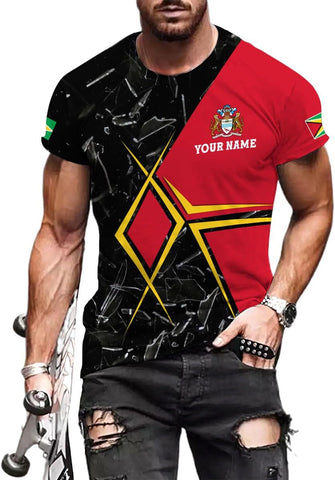 Parvii Personalized Guyana Shirts, Guyana Pride Tshirt, Guyanese Guyana Flag Shirt, Guyana Shirt for Men & Women, Guyana Gift