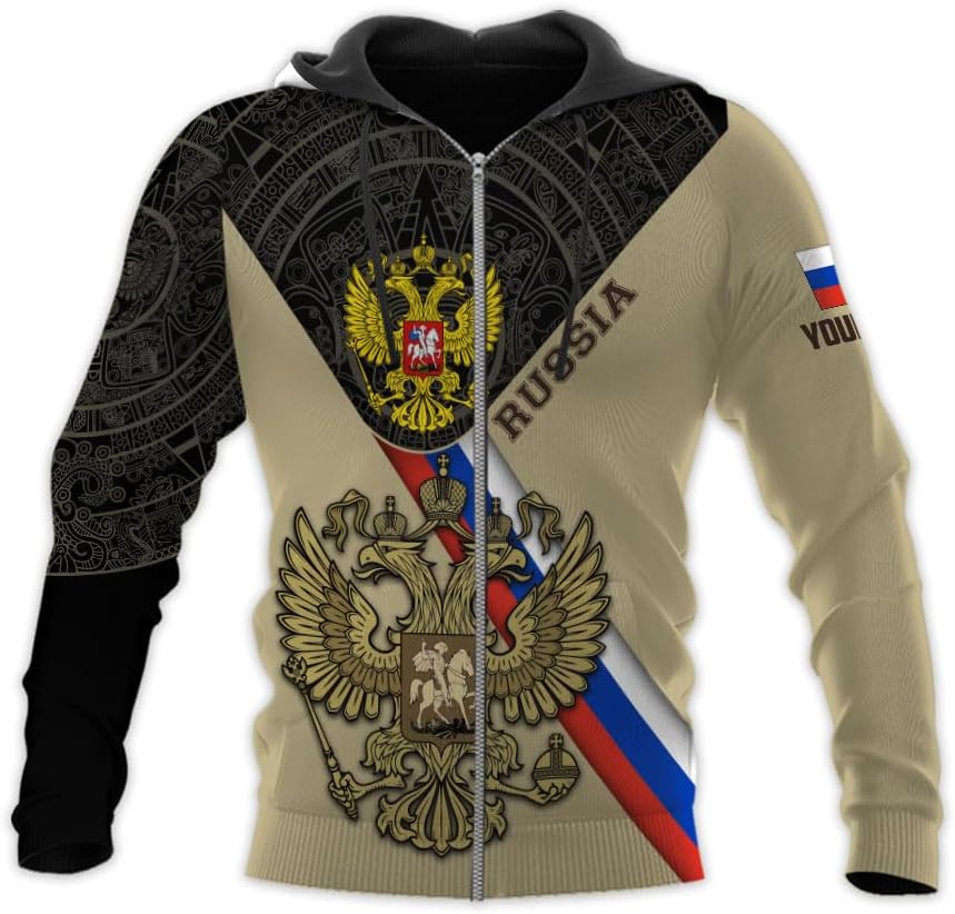 Personalized Russia Shirts Russian Shirt Russian Unisex Shirts Russia Flag Pride Shirts Russia Flag Coat of Arms Shirts