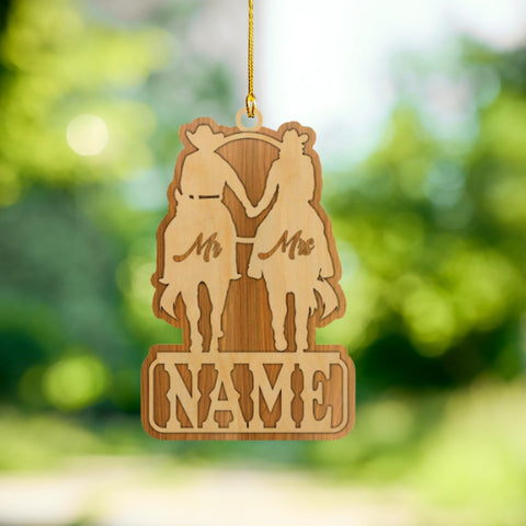 Personalized Cowboy Ornament, Horse Ornament 2024, Cowboy Christmas Ornaments, Boy on Horse, Western Cowgirl Ornaments, Cowboy Boots and Hat Christmas Ornament (CB 7)
