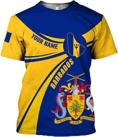 Parvii Personalized Barbados Shirts for Men & Women, Barbados Flag Shirt Barbados Tshirt, Barbados Shirt Barbados Souvenirs
