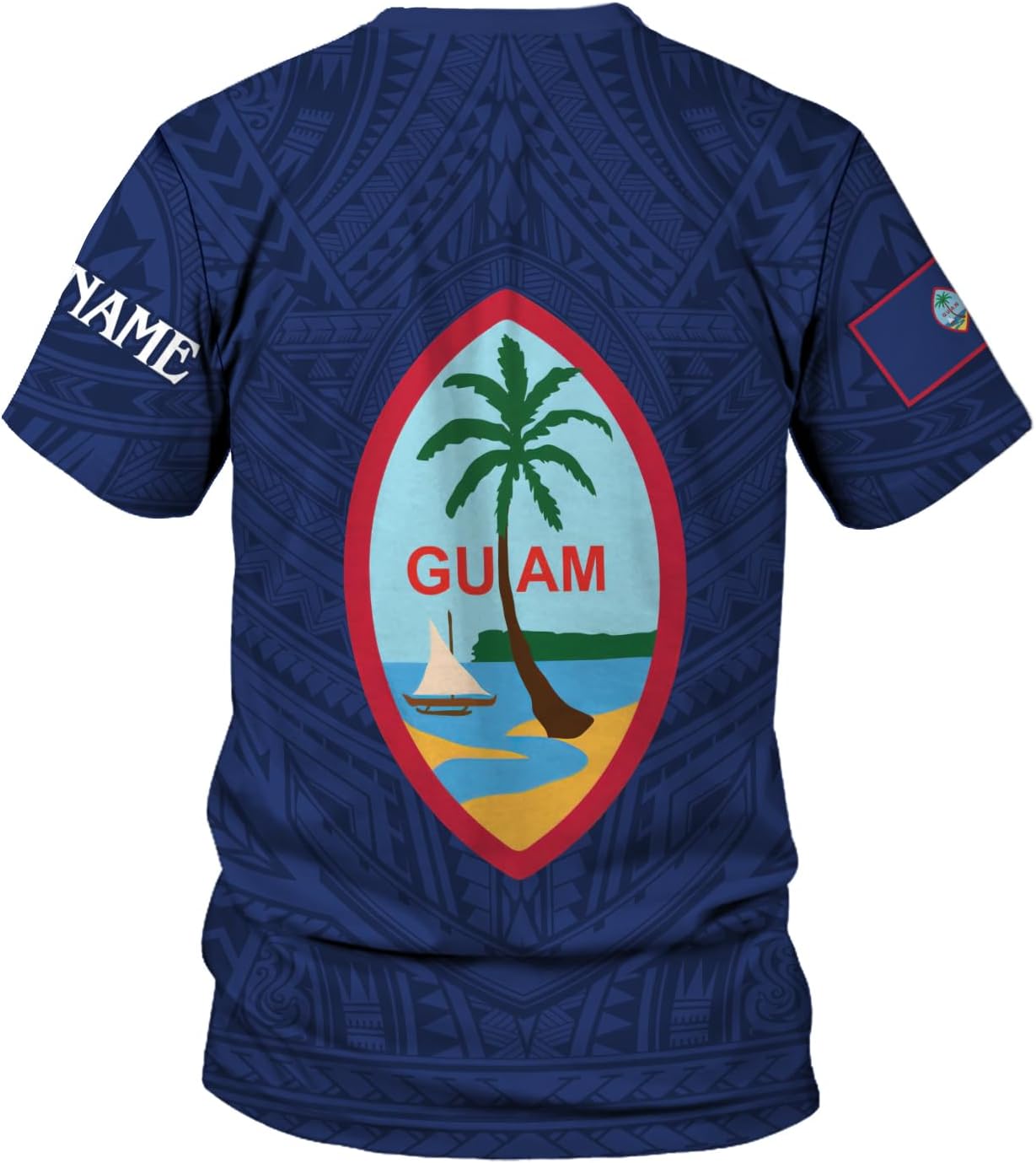MoonArt Personalized Guam Shirt - Guahan Pride Tshirt for Men & Women - Guam Gifts Tee