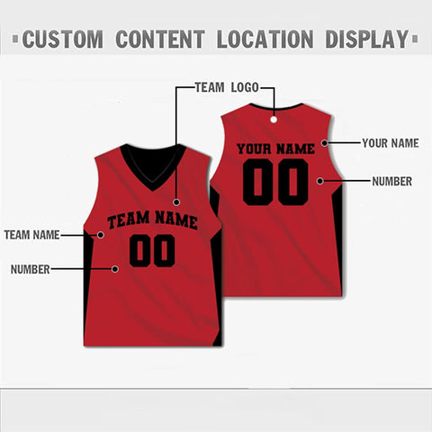 mostprints Personalized Basketball Custom Team Name Number Logo Reversible Jerseys Sport Shirt for Men Women Youth Uniform