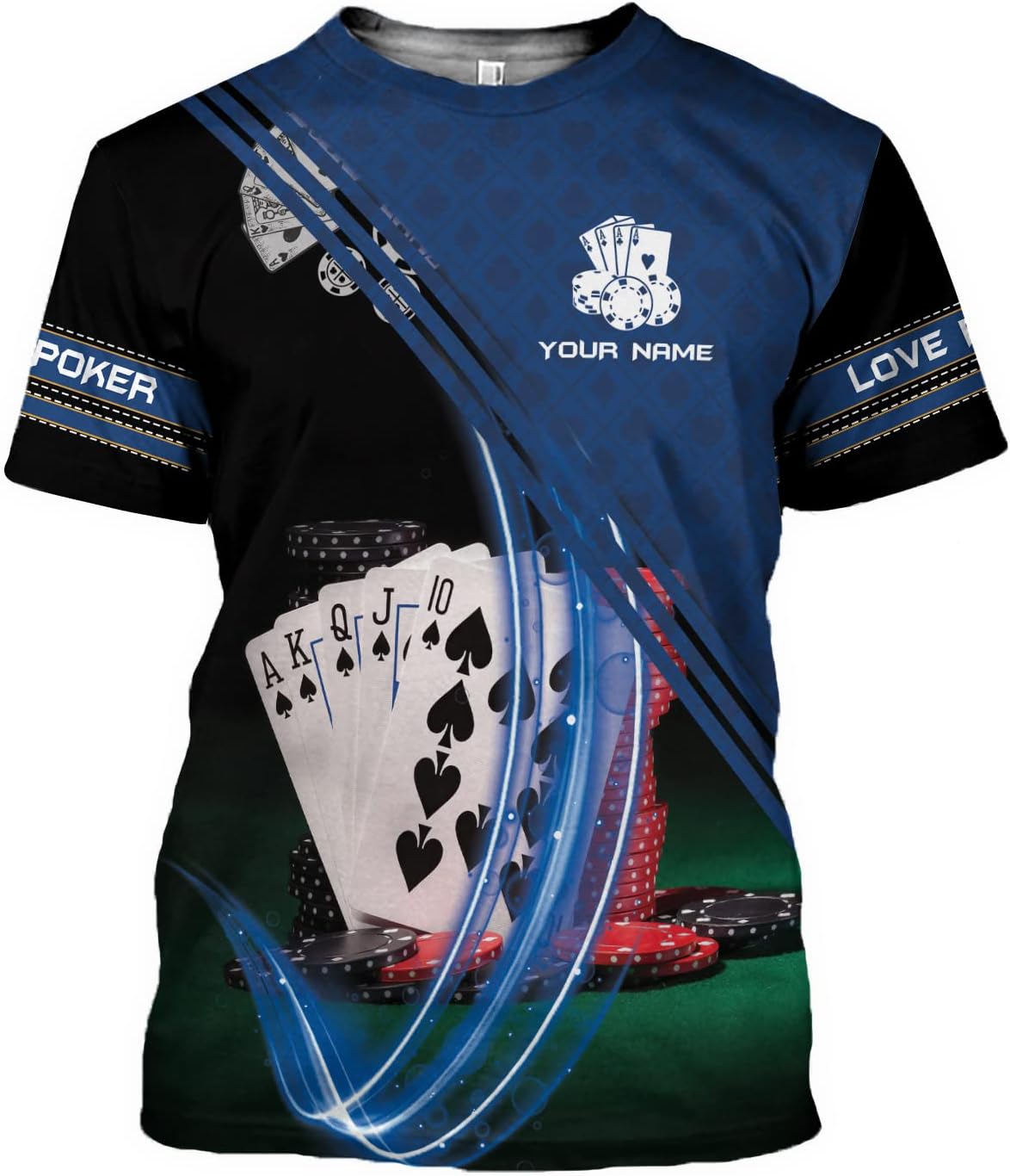 Royal Fight Personalized Poker Shirt 3D Funny Poker Shirt for Men Casino Poker Shirt Gifts Men Women Funny Poker Gift