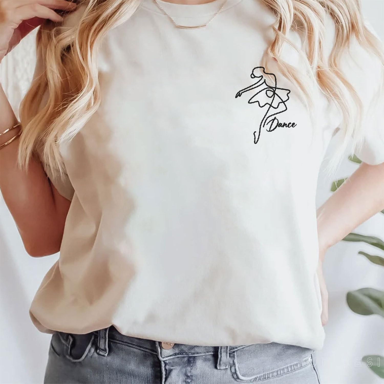 Suseaz Dance Personalized Embroidered Sweatshirt, Funny Dance Mom Mother's Day Sweatshirt, Dancing Mom Clothing,Gifts For Mom