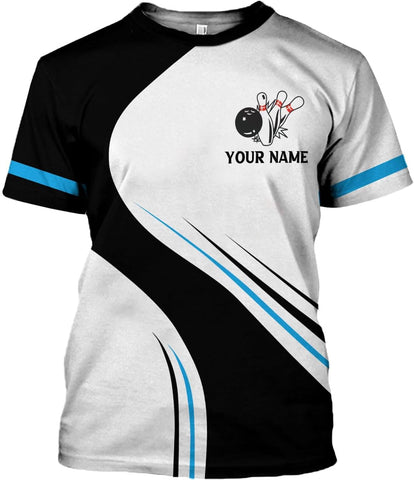 Podagree Personalized Name Bowling Shirts for Men and Women 3D, Bowling Shirts for Team Bowling, Bowling Shirts Gift