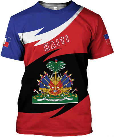 MoonArt Personalized Haiti Shirt Haiti Tshirt Haiti Shirts for Men Women Haitian Pride Tshirt Haiti T Shirt Haiti Gifts Tee