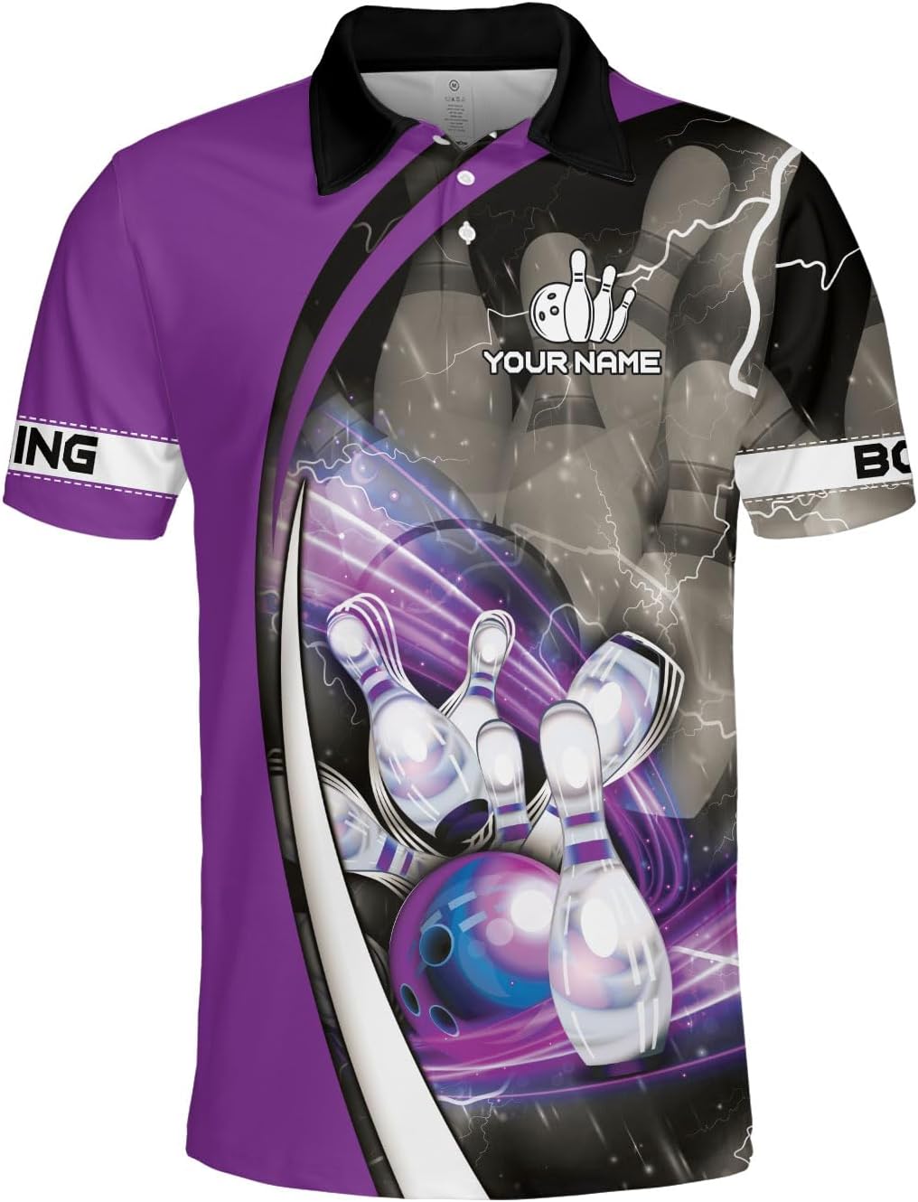 Custom Bowling Polo Shirt Personalized 3D Team Name Bowling Shirts for Men Women Jersey Unisex Bowler Short Sleeve Gift Tee