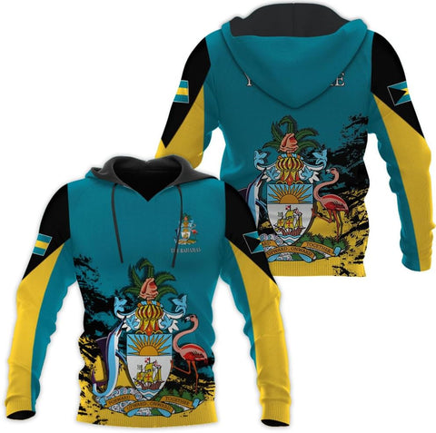 Personalized Bahamas Shirt 3D Custom Bahamas Flag Shirt for Men and Women Bahamas Pride Shirt