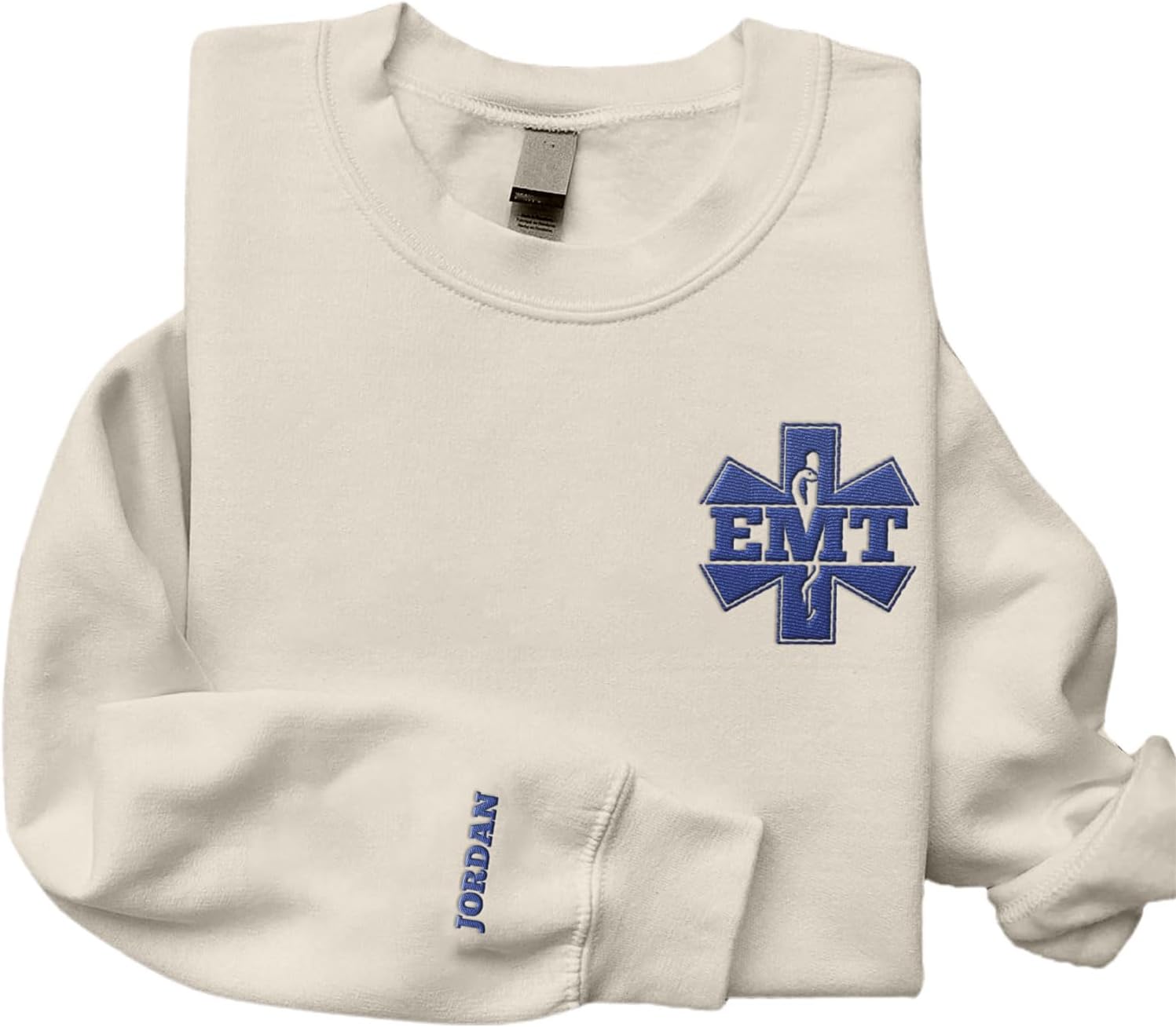 Mostprints Personalized Name Embroidered EMS, EMT, Paramedic Sweatshirts, Shirts, Hoodies Unisex for Men, Women Full Size