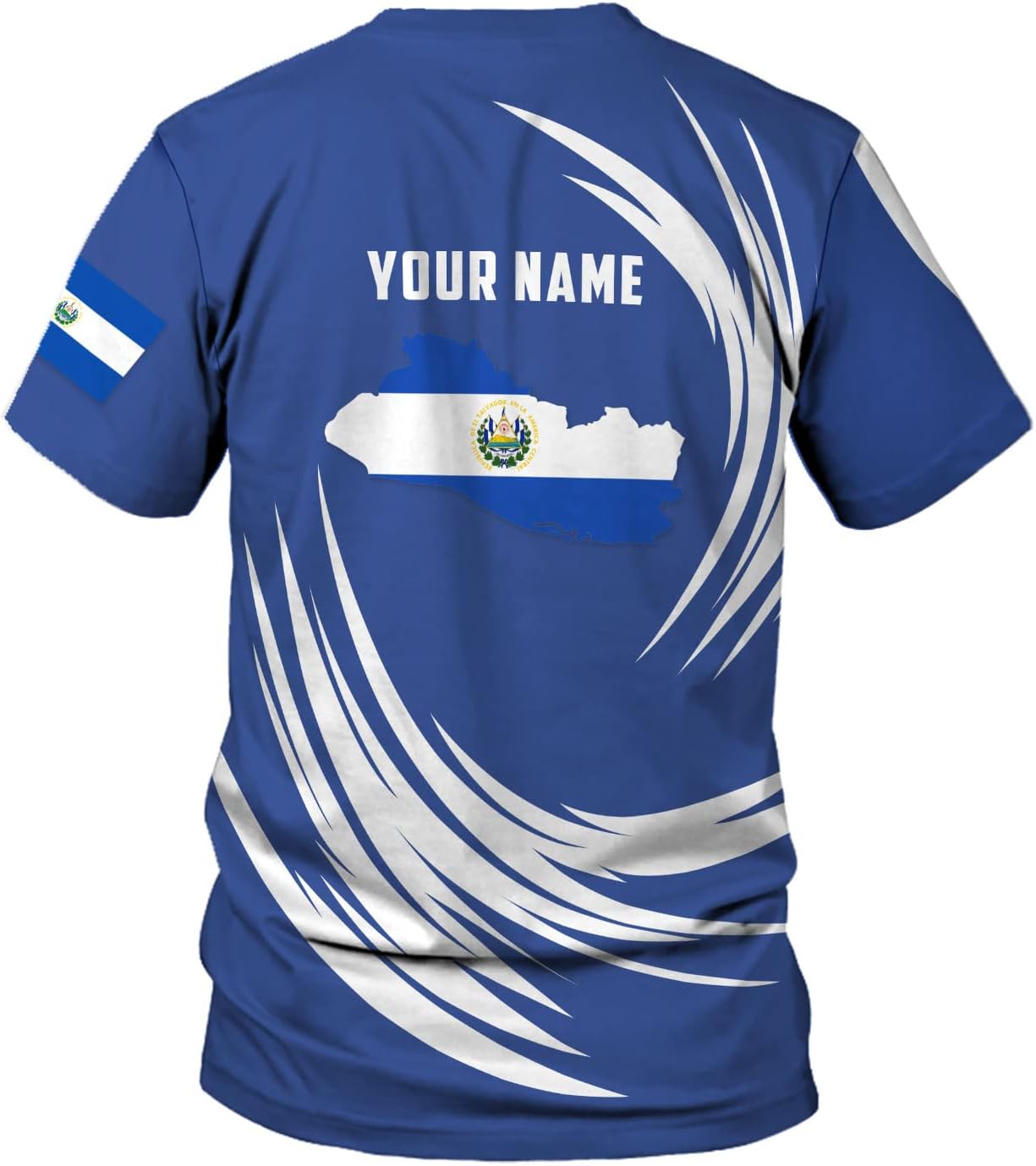 Personalized El Salvador Shirt Custom Camiseta de El Salvador Flag Shirt Men, Women Salvadorans Pride El Salvadore�a Gift