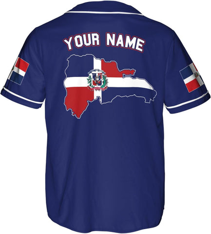 Custom Dominican Jersey for Men Dominican Baseball Jersey Dominican Baseball Jersey Dominicana Shirt Dominican Flag Jersey