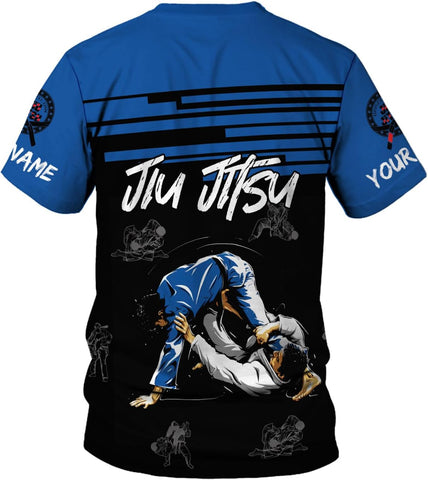 Personalized Jiu Jitsu 3D Shirts for Men, Women Jiu Jitsu Shirt, Jiu Jitsu Gifts, Jiu Jitsu T Shirt, Jujitsu Gifts (HD296)
