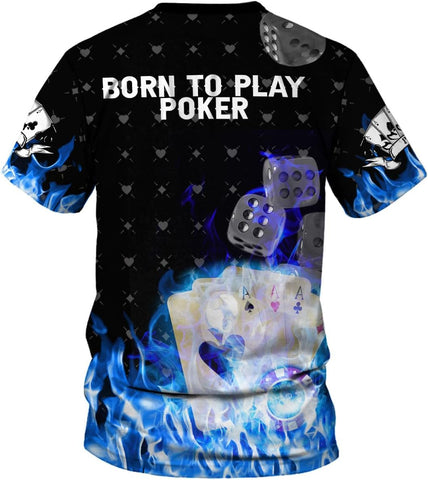 Royal Fight Personalized Poker Shirt 3D Funny Poker Shirt for Men Casino Poker Shirt Gifts Men Women Funny Poker Gift