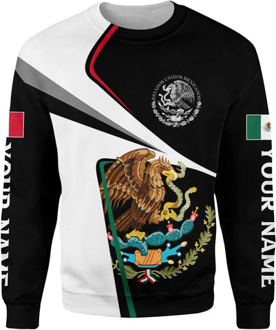 Personalized Name Mexican Shirts for Men, Customized Mexico Shirts for Men, Mexico Shirts for Women Mexico Shirt Eagle Flag