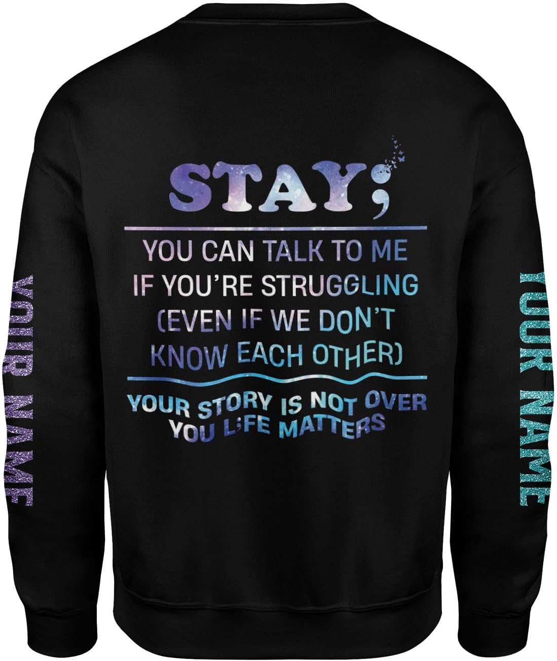 MAPrints Personalized Suicide Awareness 3D Shirt, Suicide Prevention Awareness T Shirt, Sweater, Hoodies, Mental Health Shirt